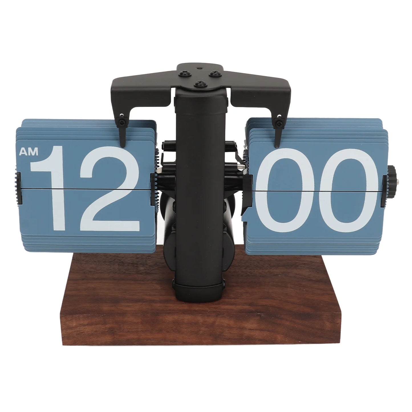 Retro Flip Down Clock – Battery-Powered Mechanical Timepiece for Desk, Shelf, or Office Decor