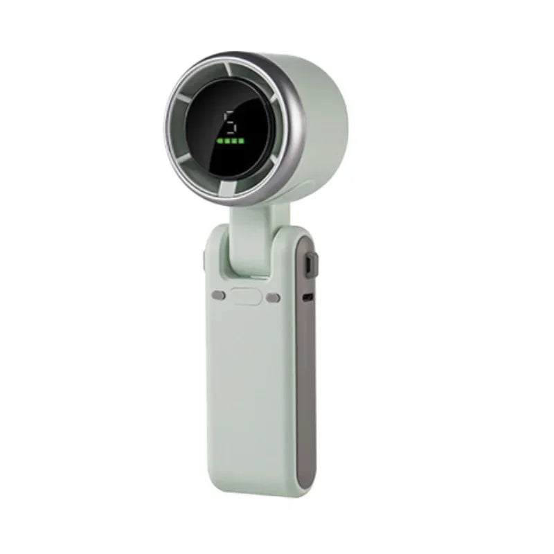 FoldAir™ 5-Speed Portable Turbo Fan – Compact, Rechargeable, and Foldable