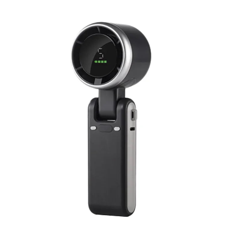 FoldAir™ 5-Speed Portable Turbo Fan – Compact, Rechargeable, and Foldable