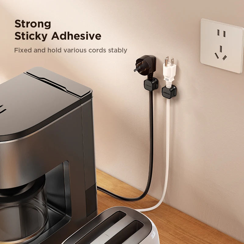 Joyroom Magnetic Cable Clips – 6 Pack Adjustable Cord Holders for Desk, Wall & Car | Self-Adhesive & No-Residue