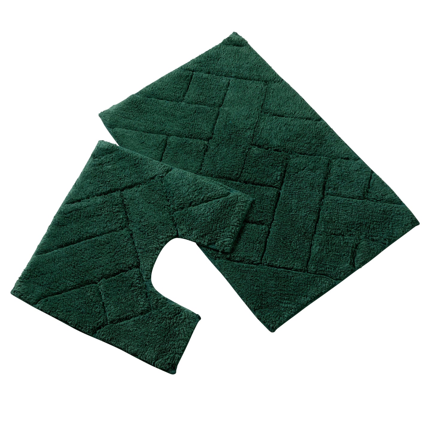 Bali Bath Mat & Pedestal Set Luxurious Super Absorbent Extra-Soft Cotton Mats for Bathroom Comfort and Style in Multiple Colours