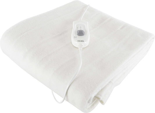 Ultra Soft Electric Heated Underblanket with Adjustable Heat Settings & Overheat Protection in Single Double King Sizes