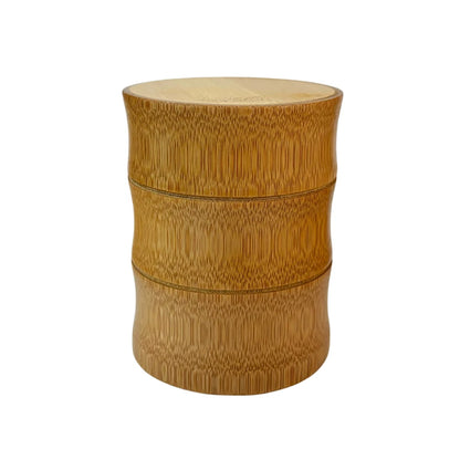 Bamboo tea storage container