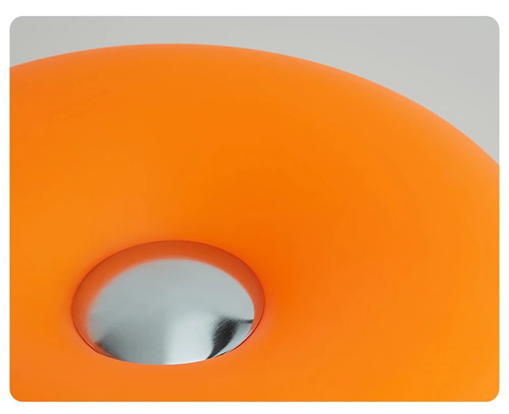 GlowLoop Donut LED Touch Lamp – Minimalist USB Night Light with RGB & Warm Light Modes
