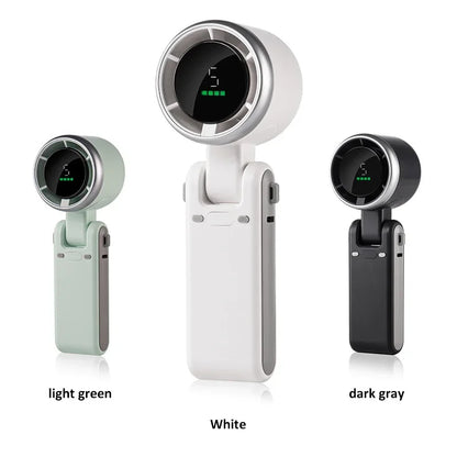 UltraFold™ 5-Speed Portable Turbo Fan – Compact, Rechargeable, and Foldable