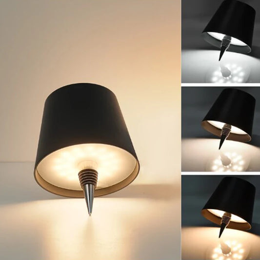 Wireless Touch-Control Bottle Lamp – 3 Colour Modes, Stepless Dimming | Ideal for Wine Bottles, Bars, and Desks