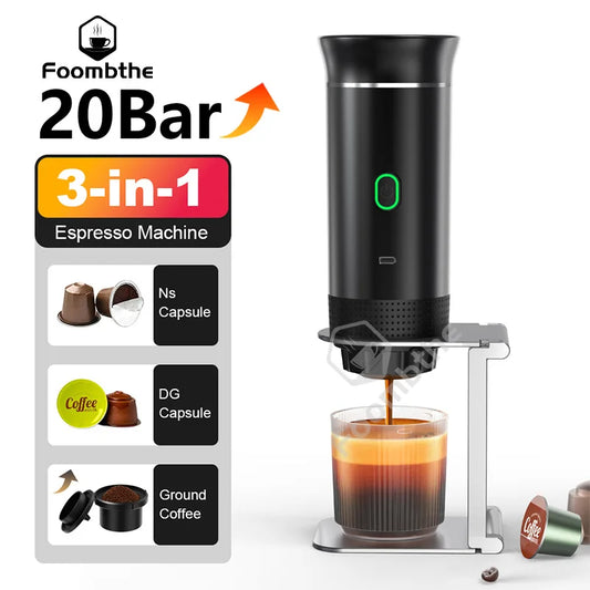 Wireless 3-in-1 Portable Espresso Machine