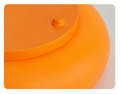 GlowLoop Donut LED Touch Lamp – Minimalist USB Night Light with RGB & Warm Light Modes