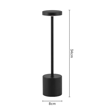 LED Touch Table Lamp – Rechargeable, Wireless, Dimmable Bedside Light for Home, Restaurant & Office