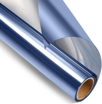 One-Way Mirror Silver Window Film – UV Blocking, Heat Insulation & Privacy Glass Tint