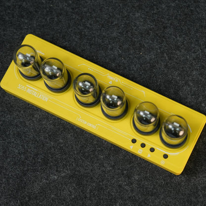 Yellow Nixie Digital Clock