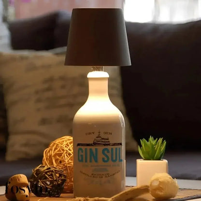 Wireless Touch-Control Bottle Lamp – 3 Colour Modes, Stepless Dimming | Ideal for Wine Bottles, Bars, and Desks