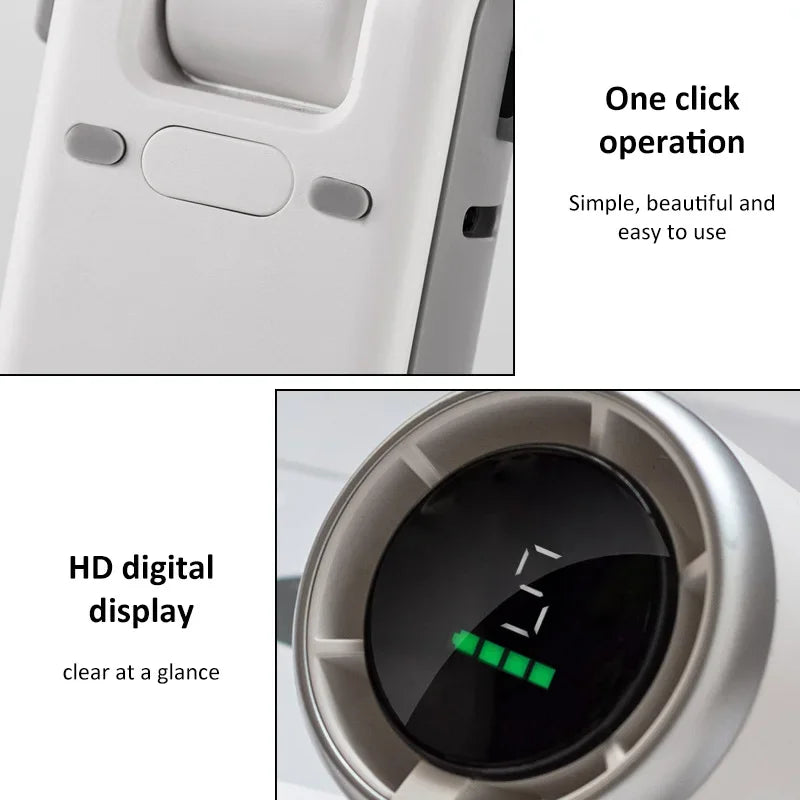 UltraFold™ 5-Speed Portable Turbo Fan – Compact, Rechargeable, and Foldable