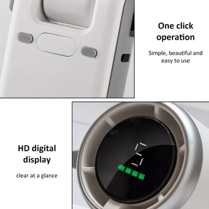 UltraFold™ 5-Speed Portable Turbo Fan – Compact, Rechargeable, and Foldable
