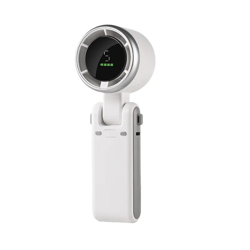 UltraFold™ 5-Speed Portable Turbo Fan – Compact, Rechargeable, and Foldable