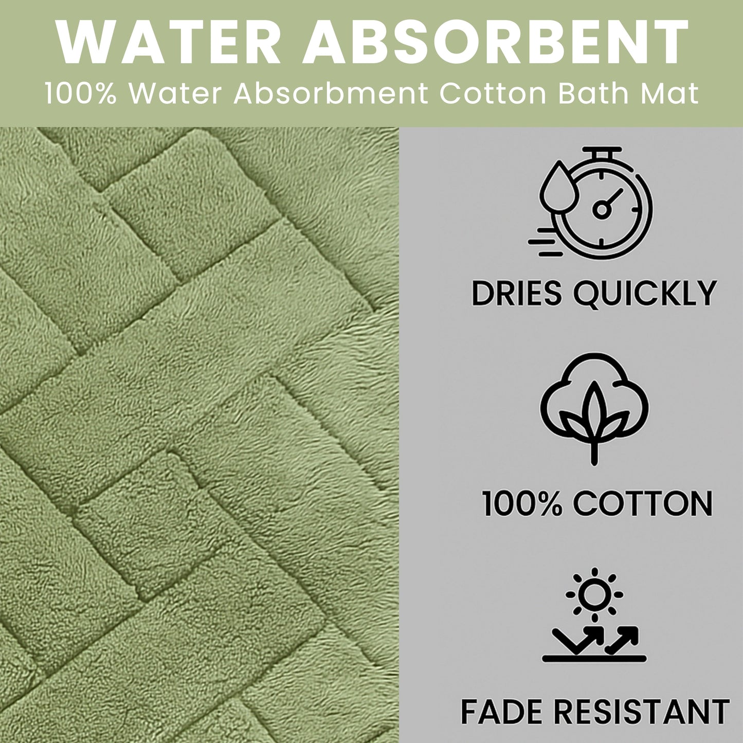 Bali Bath Mat & Pedestal Set Luxurious Super Absorbent Extra-Soft Cotton Mats for Bathroom Comfort and Style in Multiple Colours