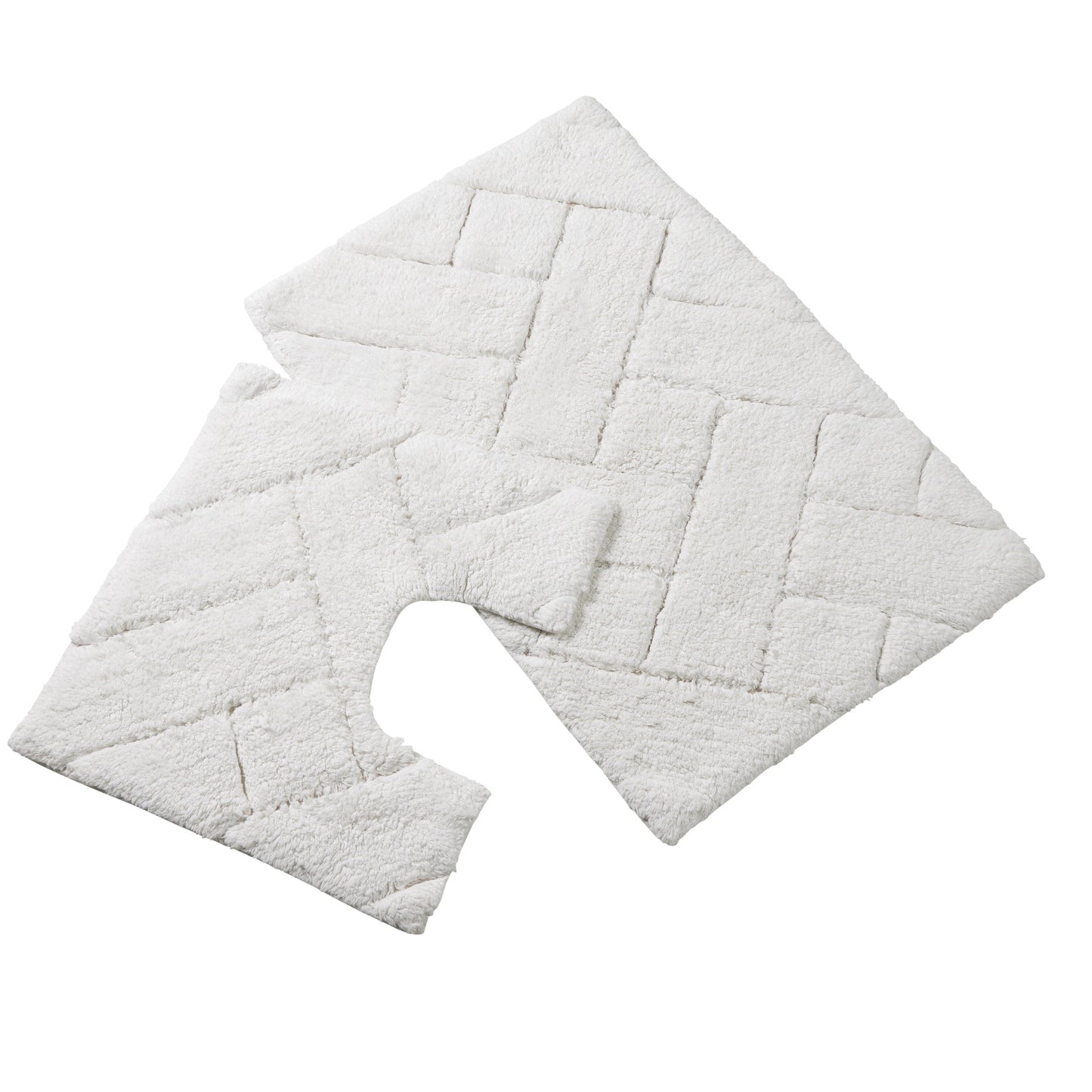 Bali Bath Mat & Pedestal Set Luxurious Super Absorbent Extra-Soft Cotton Mats for Bathroom Comfort and Style in Multiple Colours