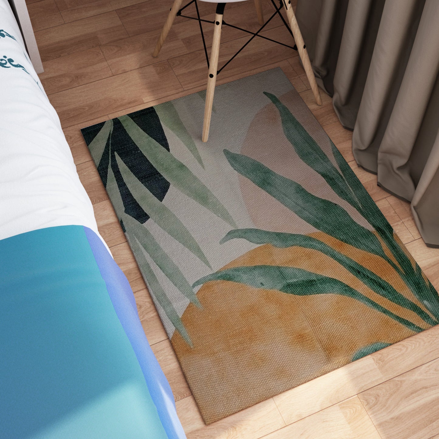 Printed Rug Sabine Design Modern Non-Slip Soft Durable Floor Rug for Living Room Bedroom Office