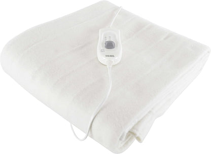 Ultra Soft Electric Heated Underblanket with Adjustable Heat Settings & Overheat Protection in Single Double King Sizes
